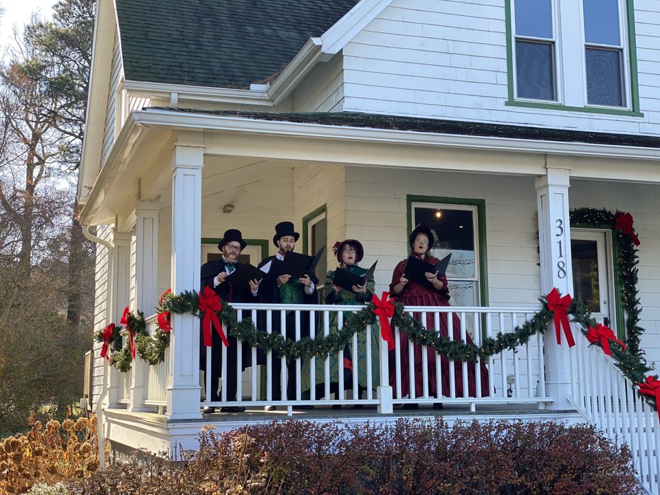 The Village Carolers singing in Bethany Beach