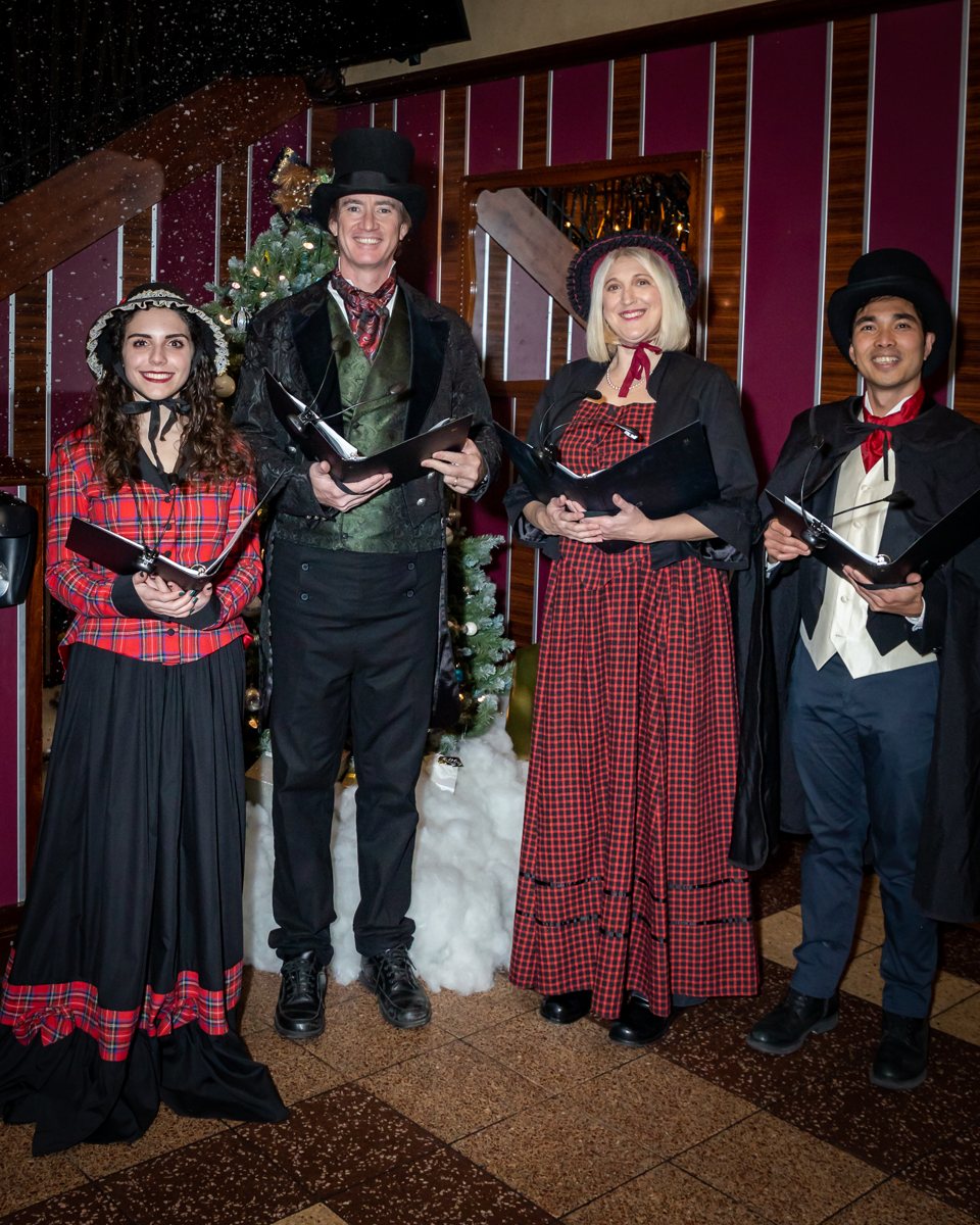 The Village Carolers singing in Atlantic City